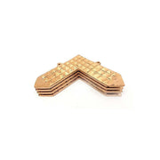 Copper Corner Angle Pyramid Vastu Correction - Multiple Vastu Defects Cures Single Pcs in India, US, UK, Australia, Europe