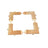 Copper Corner Angle Pyramid Vastu Correction - Multiple Vastu Defects Cures 4 Pcs Set in India, US, UK, Australia, Europe