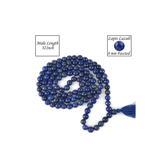 Lapis Lazuli Bead Mala in India, US, UK, Australia, Europe