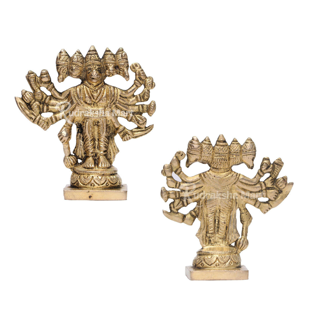 Lord Panchmukhi Hanuman Brass Idol Statue in India, US, UK, Australia, Europe