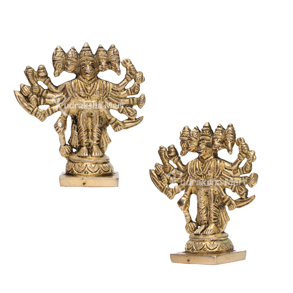 Lord Panchmukhi Hanuman Brass Idol Statue in India, US, UK, Australia, Europe