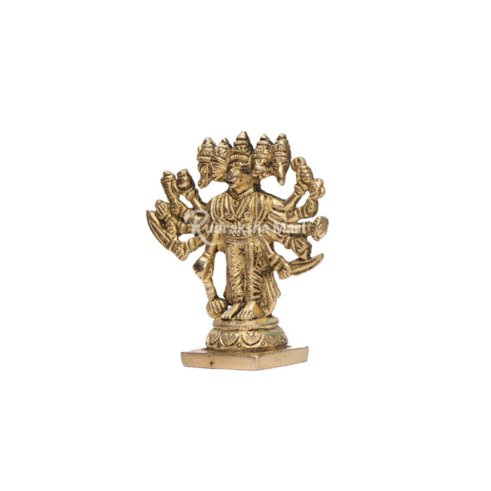 Lord Panchmukhi Hanuman Brass Idol Statue in India, US, UK, Australia, Europe