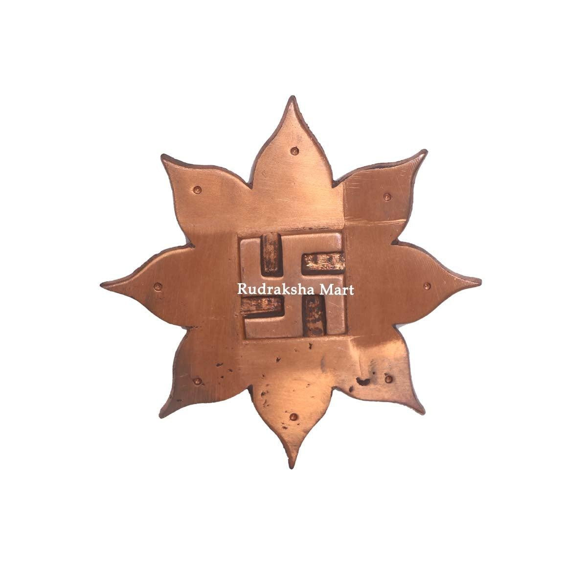 Copper Vastu Laxmi Lotus Swastik Wall Hanging Protects in India, US, UK, Australia, Europe
