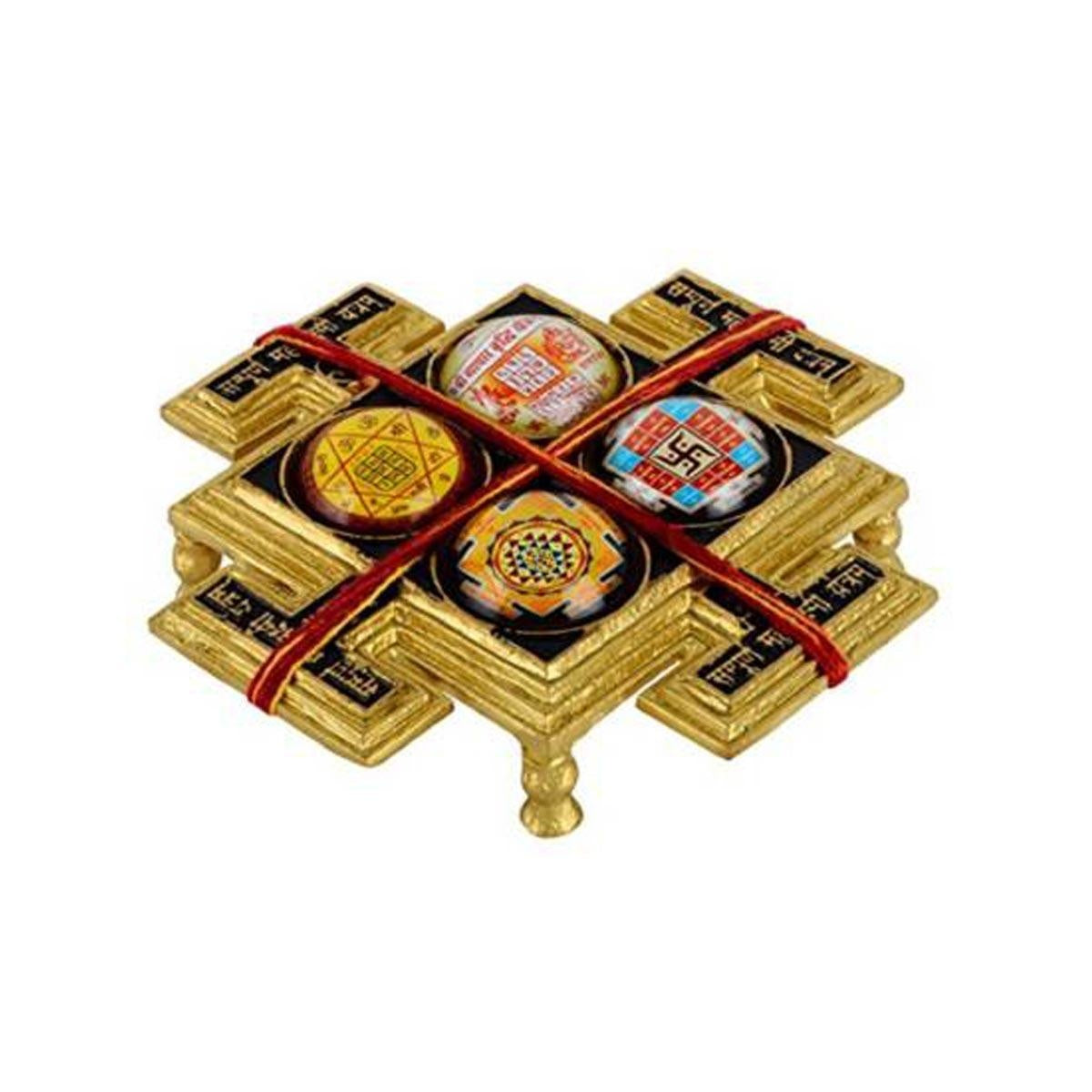 Sampurna Maha Lakshmi Yantra Chowki In Brass in India, US, UK, Australia, Europe