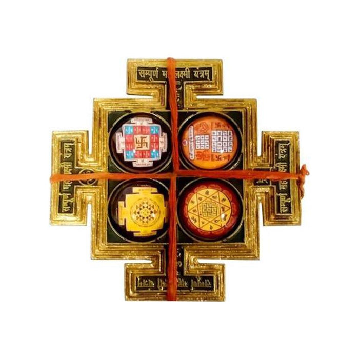 Sampurna Maha Lakshmi Yantra Chowki In Brass in India, US, UK, Australia, Europe