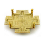 Sampurna Maha Lakshmi Yantra Chowki In Brass in India, US, UK, Australia, Europe