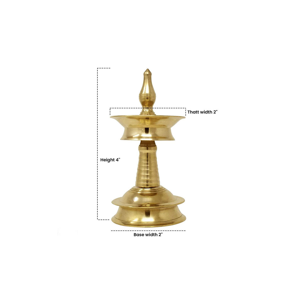 Nilavilakku- Kerala Brass Oil Lamp for Pooja at Home, Office or Gifting Purpose in India, US, UK, Australia, Europe