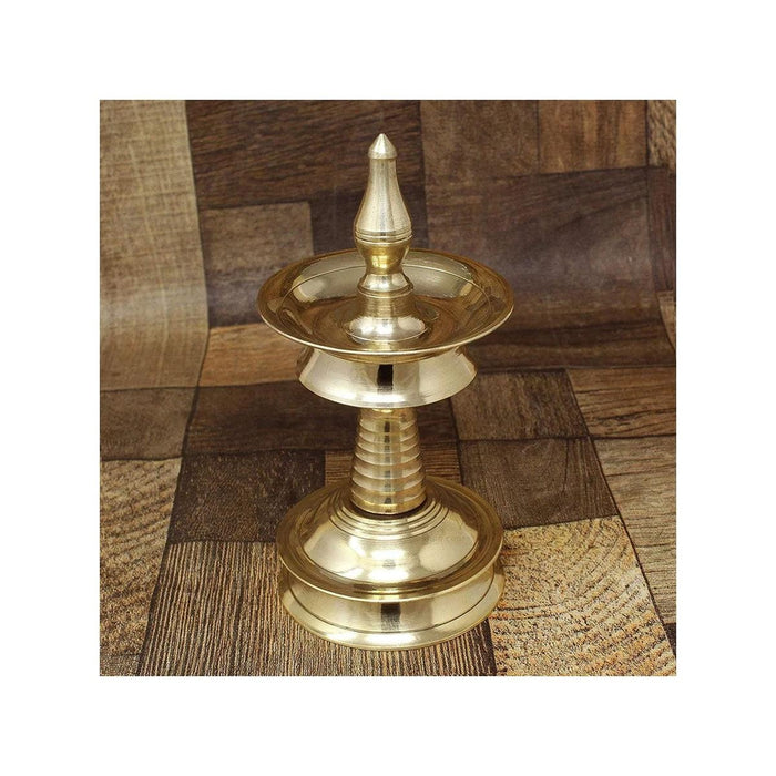 Nilavilakku- Kerala Brass Oil Lamp for Pooja at Home, Office or Gifting Purpose in India, US, UK, Australia, Europe