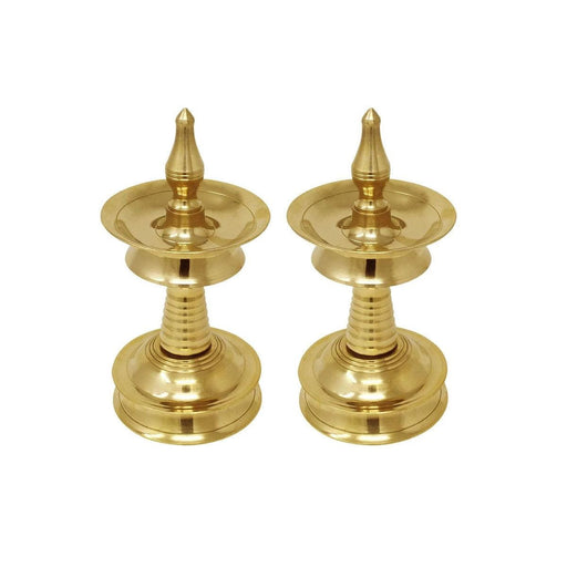 Nilavilakku- Kerala Brass Oil Lamp for Pooja at Home, Office or Gifting Purpose in India, US, UK, Australia, Europe