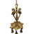 Wall Hanging Brass Lamp in Peacock Design in India, US, UK, Australia, Europe
