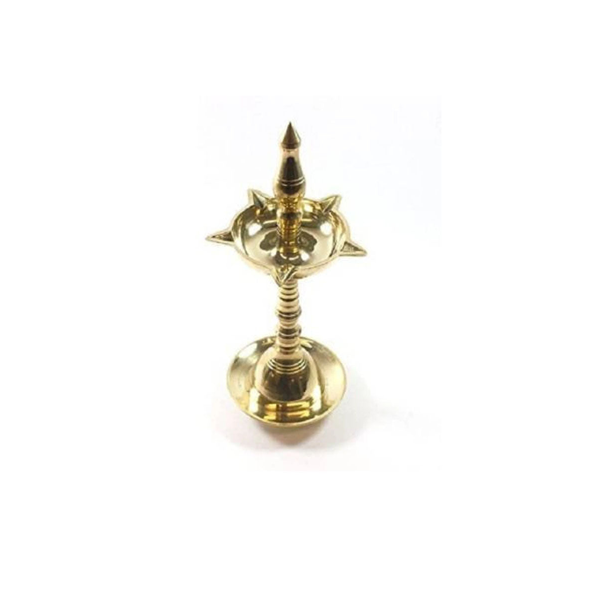 Pure Brass Diya Stand, Samai Oil Lamp In Brass Hindu Religion Puja Vessel, Religion Puja Vessel (Pack of 2) in India, US, UK, Australia, Europe