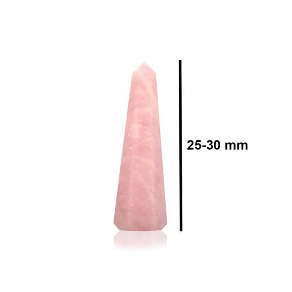 Natural Crystal Rose Quartz Pencil in India, US, UK, Australia, Europe