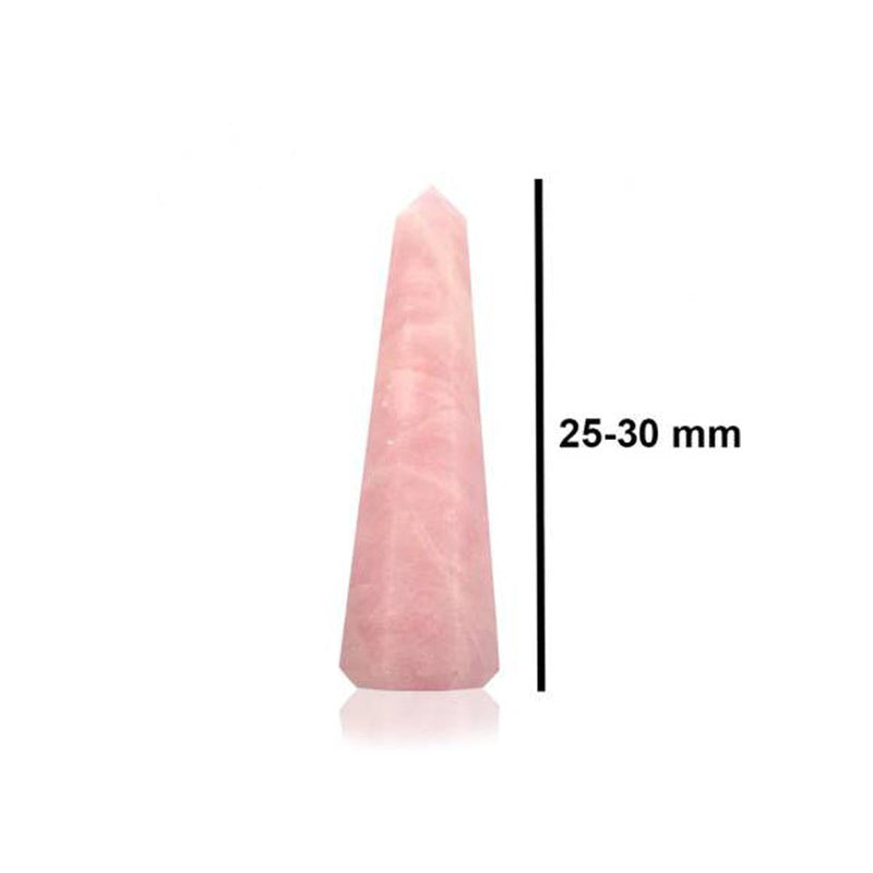 Natural Crystal Rose Quartz Pencil in India, US, UK, Australia, Europe