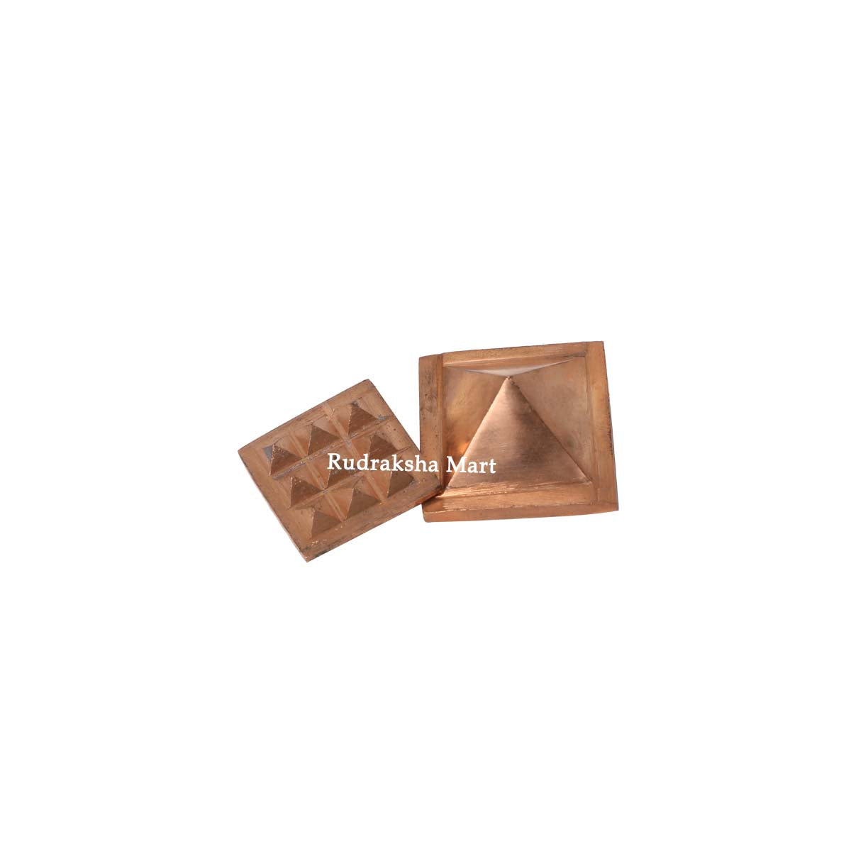 Copper Vastu Pyramid Set for Home Office Temple - 1 inch in India, US, UK, Australia, Europe