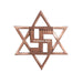 Copper Star Pyramid Swastik For Vastu Dosh in India, US, UK, Australia, Europe