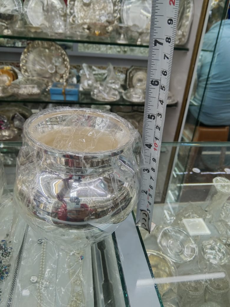 Silver Kalash for Pooja Mandir – Lota, Silver Kalasam for Gift and Temple Use in India, US, UK, Australia, Europe