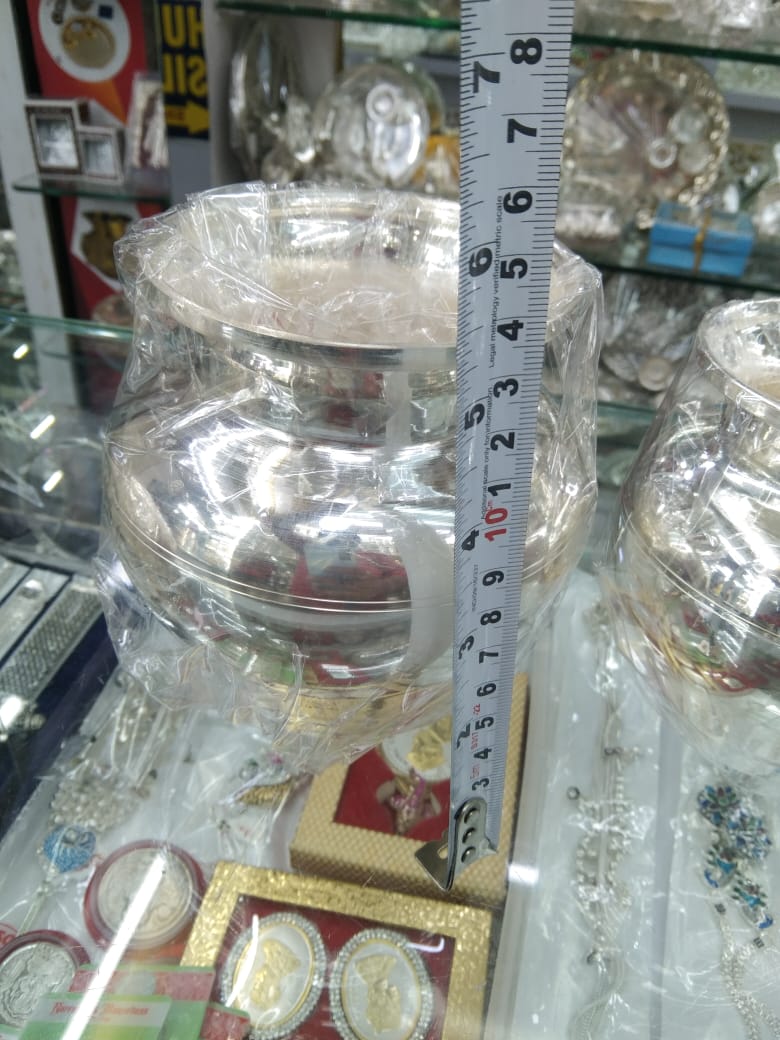 Silver Kalash for Pooja Mandir – Lota, Silver Kalasam for Gift and Temple Use in India, US, UK, Australia, Europe