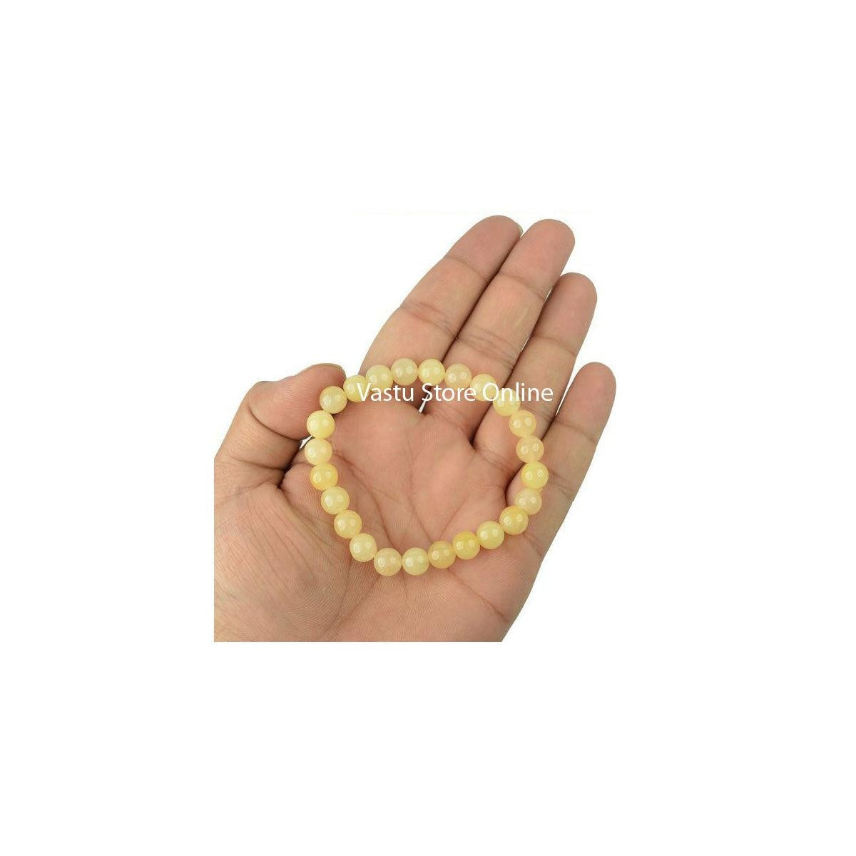 Yellow Aventurine Round Crystal Bracelet in India, US, UK, Australia, Europe