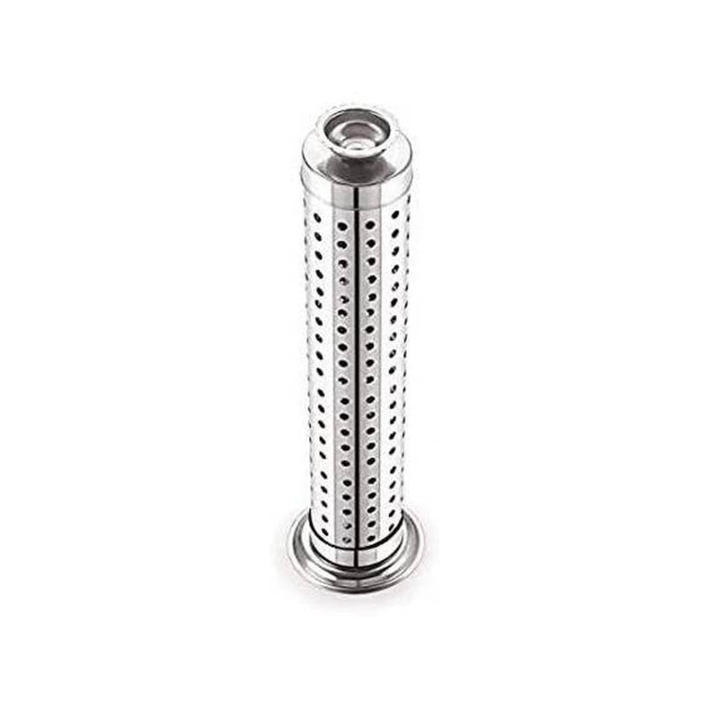 Agarbatti Stand with Dhoop In Silver Steel Incense Holder in India, US, UK, Australia, Europe