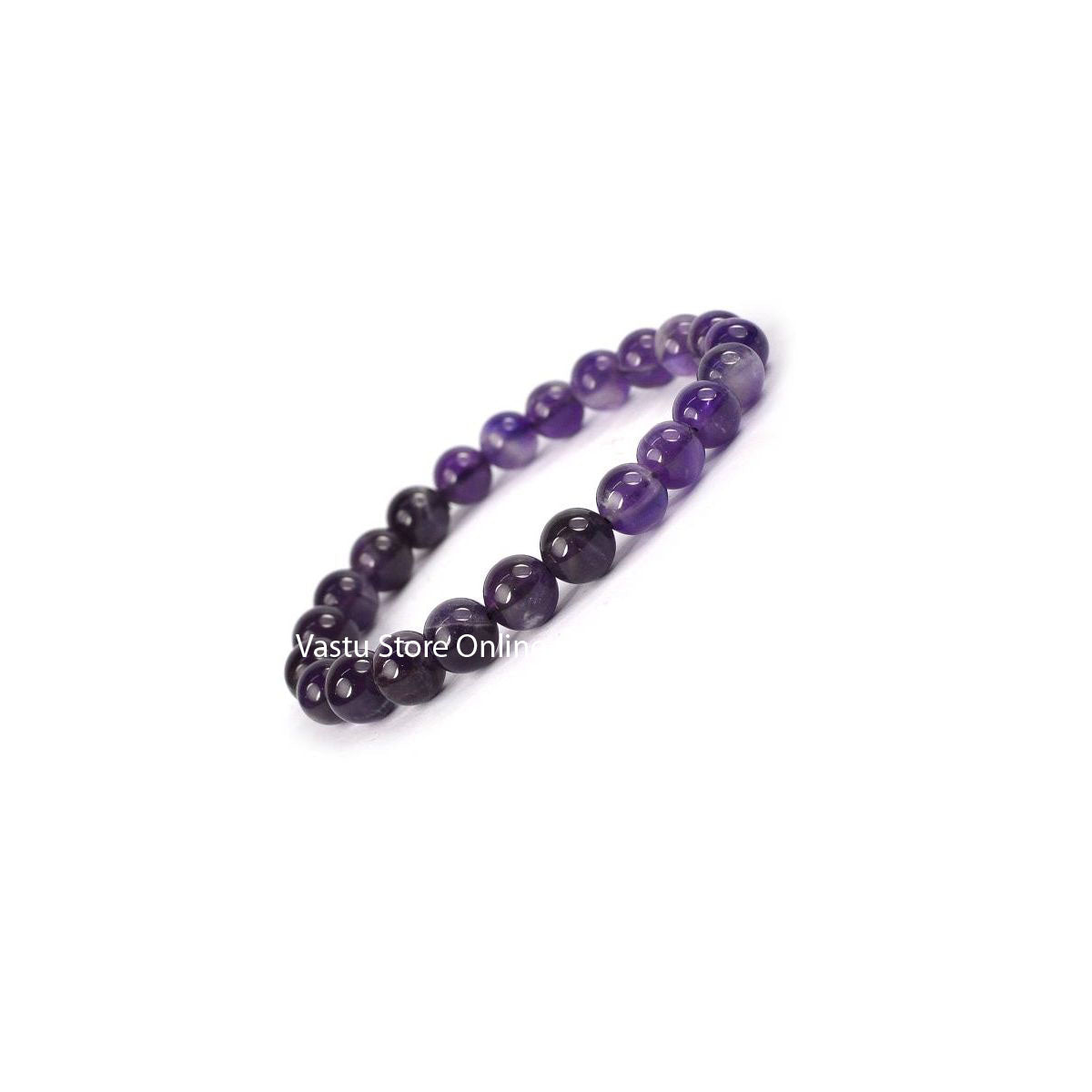Amethyst Round Crystal Bracelet in India, US, UK, Australia, Europe