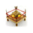 Baglamukhi Yantra Brass Pooja Chowki in India, US, UK, Australia, Europe