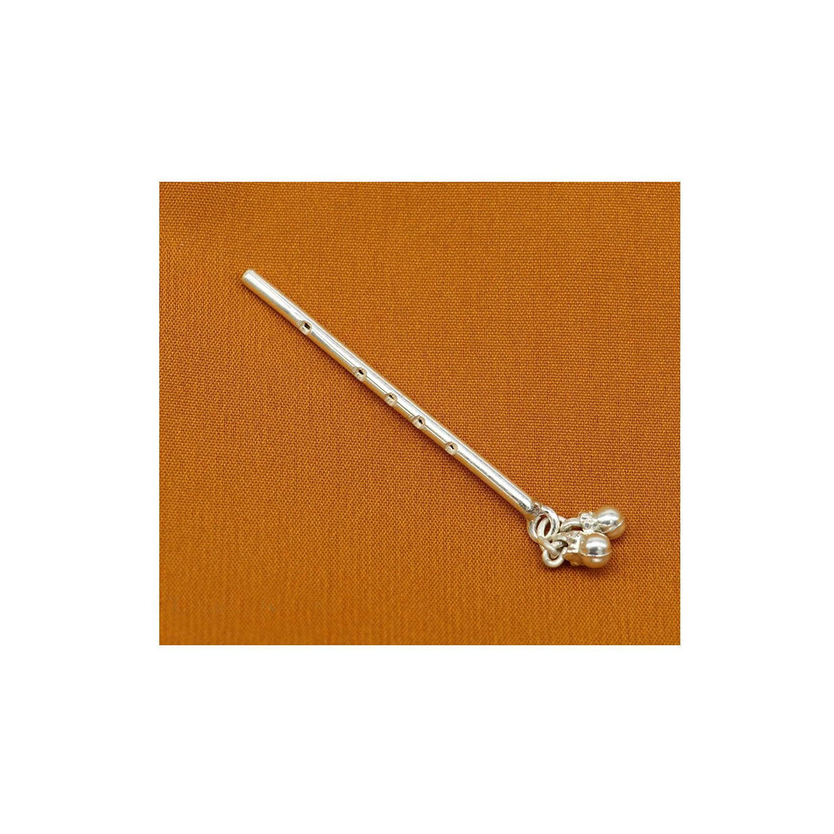 Small Flute Solid sterling silver handmade idol krishna flute, silver bansuri, laddu gopala flute, little krishna flute in India, US, UK, Australia, Europe