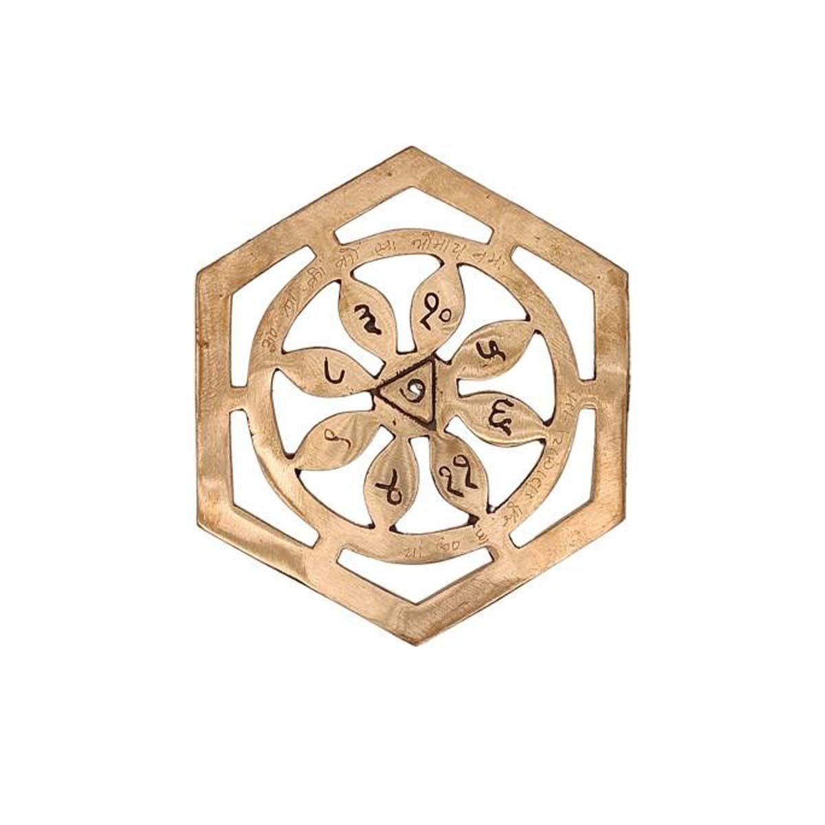 Copper Bhoum Yantra for South, South West Main Door Entrance Vastu Defect Remedies in India, US, UK, Australia, Europe