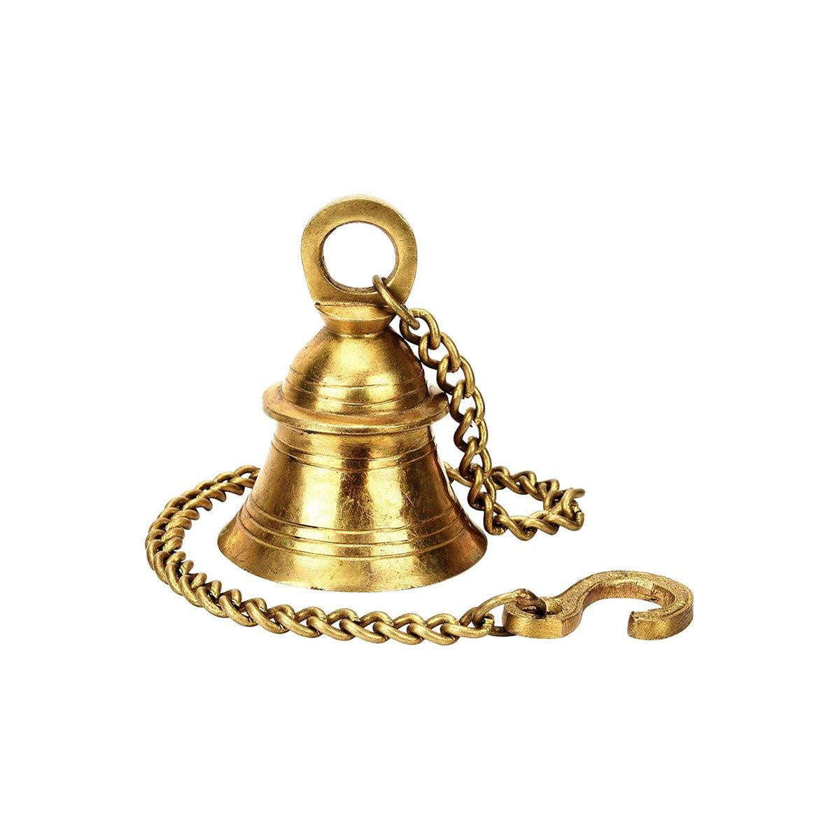 Brass Wall Hanging Bells for Home Mandir Temple Living Room Decoration in India, US, UK, Australia, Europe