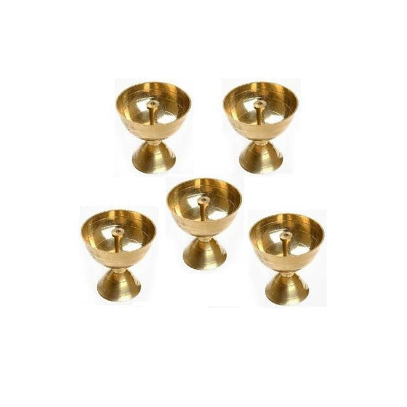 Akhand Jyoti Brass Table Diya Set in India, US, UK, Australia, Europe