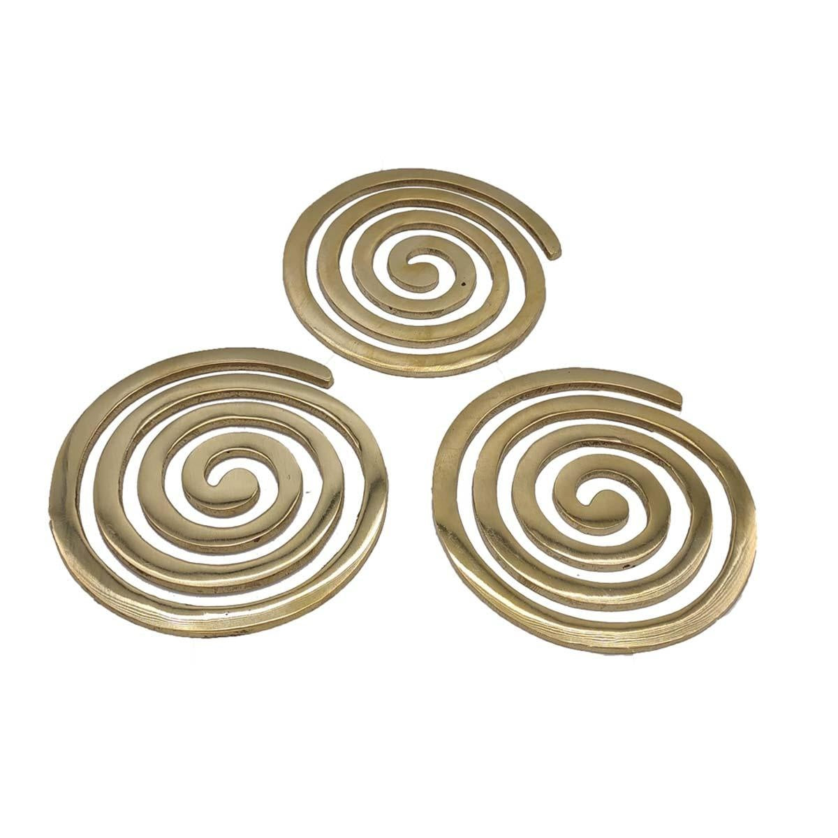 Brass Helix Vastu Remedies for North West Vastu Defects - 5 to 6 Inch 3 Piece in India, US, UK, Australia, Europe
