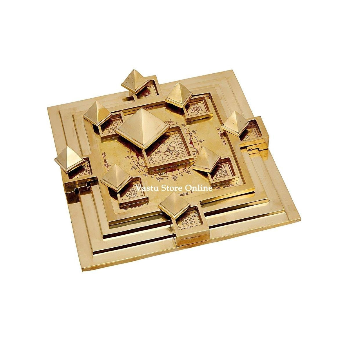 Vastu Space Harmoniser Pyramid with Vastu Purush for Brahmasthan and Vastu Defects in India, US, UK, Australia, Europe