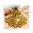 Pure Brass Meru Shree Yantra for Vastu, Home, Pooja, Prosperity - 3 Inch in India, US, UK, Australia, Europe