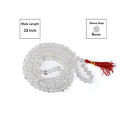 AAA Clear Quartz Round Beads Mala in India, US, UK, Australia, Europe