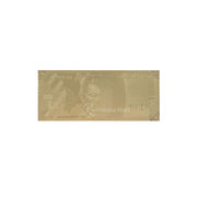 2000 Rupees Plain Gold Plated Currency Note for Gift Purpose in India, US, UK, Australia, Europe