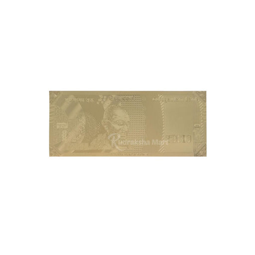 2000 Rupees Plain Gold Plated Currency Note in India, US, UK, Australia, Europe