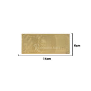2000 Rupees Plain Gold Plated Currency Note for Gift Purpose in India, US, UK, Australia, Europe
