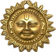 Vastu Remedies Brass Sun face Wall Hanging for Good Luck, Success and Prosperity in India, US, UK, Australia, Europe