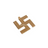 Pure Brass Swastik with Pyramid for Home, Office & Factory in India, US, UK, Australia, Europe