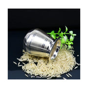 999 pure silver handmade elegant oil lamp, silver home temple utensils, silver diya, deepak, silver vessels in India, US, UK, Australia, Europe