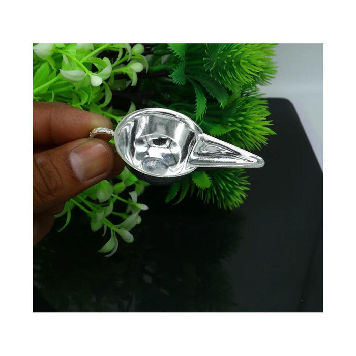 Silver handmade new born baby feeder, water milk silver feeder, silver baby food set baby kids utensils for stay healthy in India, US, UK, Australia, Europe