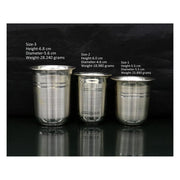 999 fine silver handmade baby water milk glass tumbler, all sizes silver tumbler, silver baby food dining set, silver utensils in India, US, UK, Australia, Europe