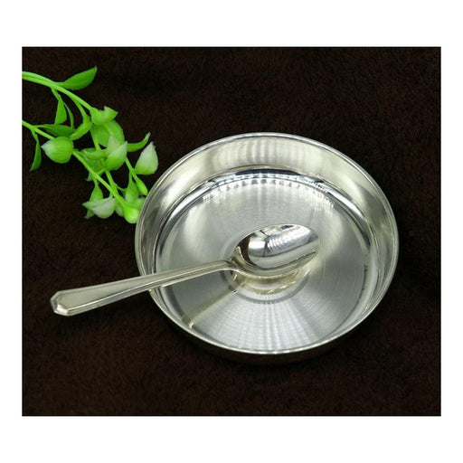 999 fine silver handmade plate or tray, best gifting food serving plate, silver utensils, silver vessel in India, US, UK, Australia, Europe