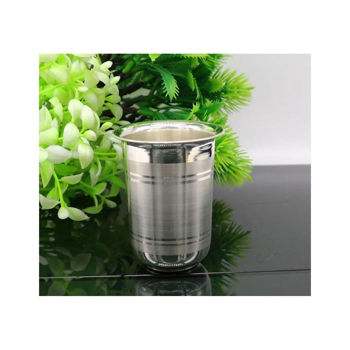 Silver baby glass set, water/milk Glass tumbler, best gifting silver vodka glass, wine glass set, baby feeding utensils in India, US, UK, Australia, Europe