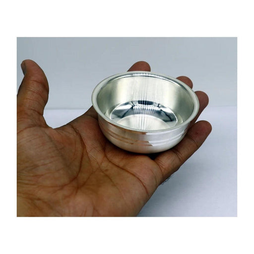 999 Fine silver handmade solid bowl, silver utensils, silver vessel, baby food bowl, baby kitchen set in India, US, UK, Australia, Europe