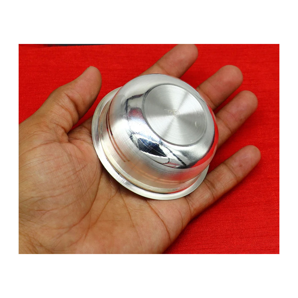 999 Fine silver handmade solid bowl, silver utensils, silver vessel, baby food bowl, baby kitchen set in India, US, UK, Australia, Europe