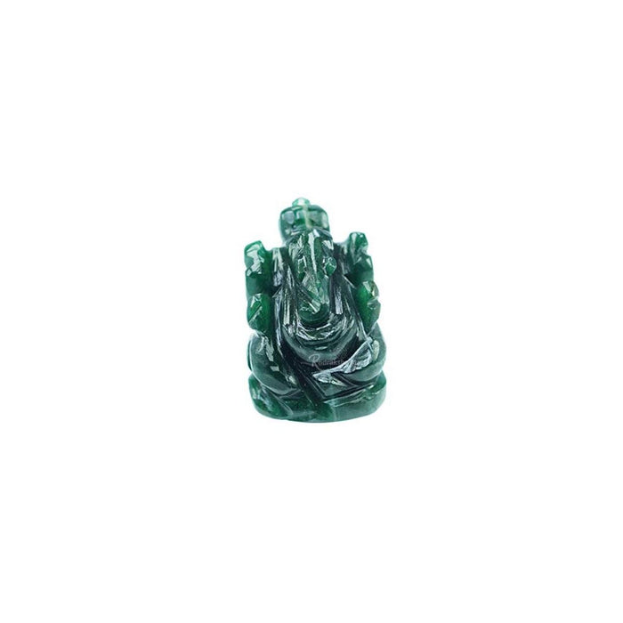 Green Jade Emerald Gemstones Ganesh God Statue in India, US, UK, Australia, Europe