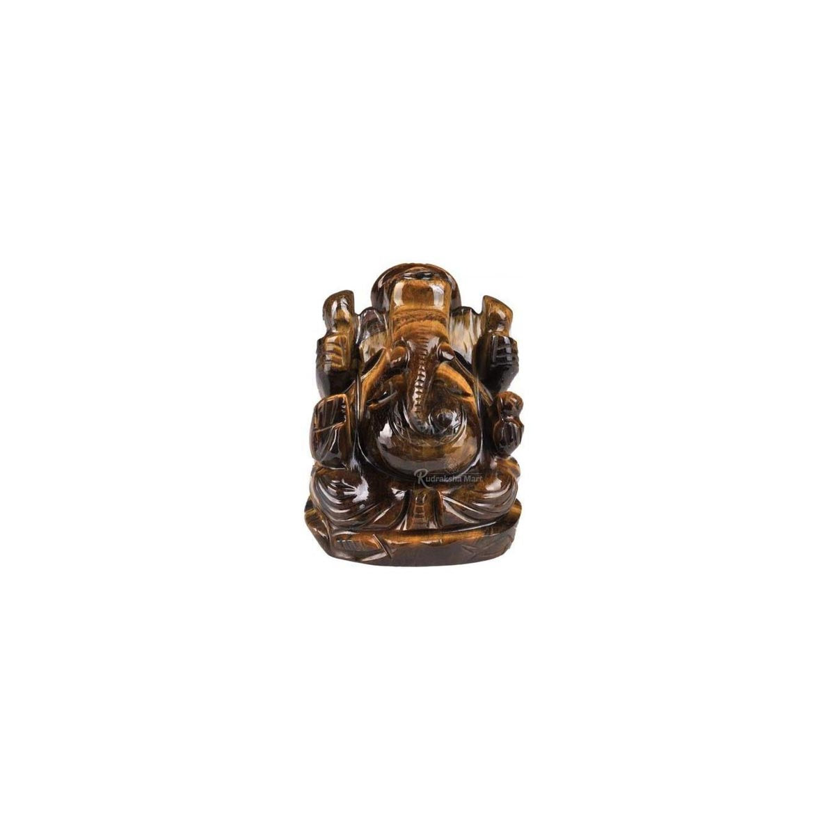 Tiger Eye Gemstones Ganesh God Statue in India, US, UK, Australia, Europe
