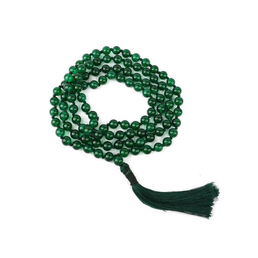 Green Onyx Beads Mala in India, US, UK, Australia, Europe