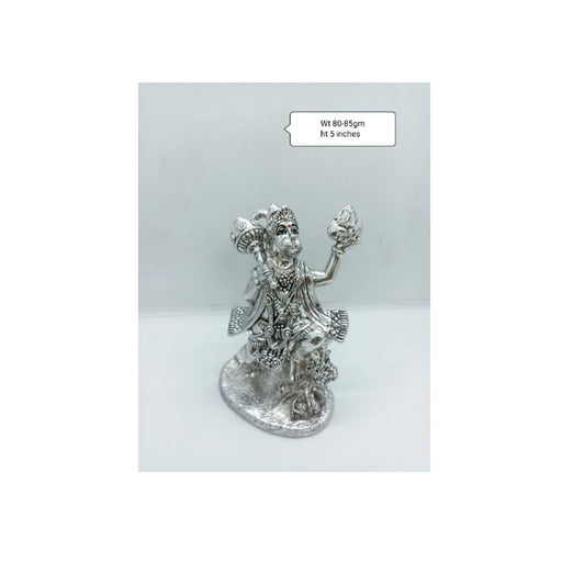 Silver Hollow Lord Hanuman Small Statue, best for Puja or Gifting in India, US, UK, Australia, Europe