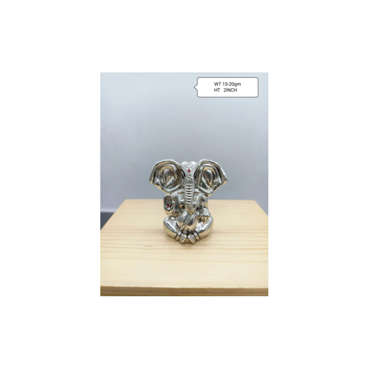 999 Fine Silver Hollow Lord Ganesha Statue - 15 to 20 gm in India, US, UK, Australia, Europe